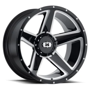 Vision Wheel HD – 390 EMPIRE – Black – 15″x6″ 0mm – Summer Wheels – 390VTA5683GBMS0